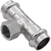 Тройник VIEIR вн.р. 22×1/2quot;×22 VER-PRO (40/4)