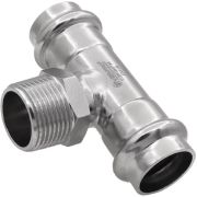 Тройник VIEIR нар.р. 22×1/2quot;×22 VER-PRO (40/4)