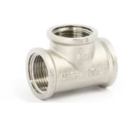 Тройник Uni-Fitt В 1quot;х1/2quot;х1quot; никелированный