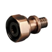 Муфта ONE PLUS с накидной гайкой 16х2.2-3/4 бронзовая (100)