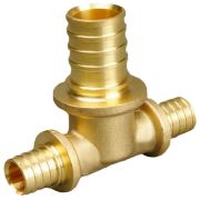 Тройник ONE PLUS переходной 25-16-20 латунь акс.(70/10)