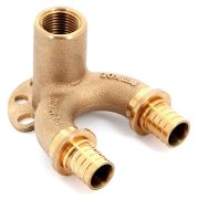 Угольник REHAU настенный ВР 20/20-1/2quot; RX+ длинный , бронза