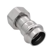 Соединитель ViEiR с накидной гайкой нерж. сталь 28×1quot; VER-PRO (50/5шт)