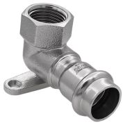 Уголок VIEIR с переходом на внутреннюю резьбу и креплением 22×3/4quot; VER-PRO (30/3)