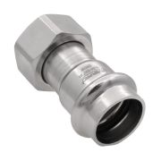 Соединитель VIEIR с накидной гайкой нерж. сталь 22×1quot; VER-PRO (50/5)