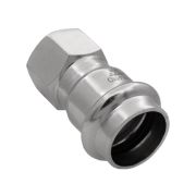 Соединитель ViEiR прямой нерж. сталь с вн.р. 28×3/4quot; VER-PRO (50/5шт)