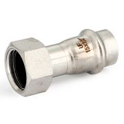Муфта Uni-Fitt пресс 22х3/4quot; вн. р., накидн. гайка, нерж. ст.