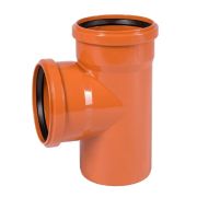 Тройник Ostendorf 110/110x87гр. KGEA наруж.кан. PVC цв.рыжий