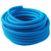 Труба гофрированная MVI Ду32 (внутр.27мм), синяя (бухта 50м)