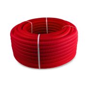 Труба РТП ПНД гофрированная 32 красная (вн.диаметр 27 мм, 50м)