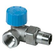 Клапан термостатический Giacomini угловой 2-плоск. с резьб. подсоед. термоголовки 1/2quot; - лев.