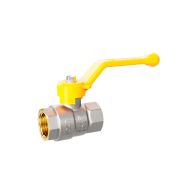 Кран шаровой латунный для газа LD LD Pride 47.32.В-В.Р GAS Ду32 Ру25 (рычаг с бир.)