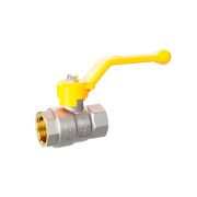 Кран шаровой латунный для газа LD Pride 47.50.В-В.Р GAS Ду 50 Ру 25 (рычаг с бир.)