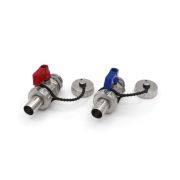 Кран VIEIR дренажный со съёмным металлическим штуцером 1/2quot; VR1119 (160/10)