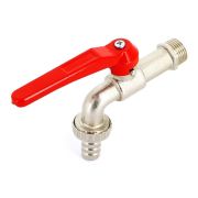 Кран шаровой Uni-Fitt садовый Н 1/2quot; со штуцером ручка 106L2000