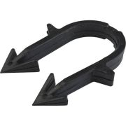 Скоба якорная для труб д.16-20мм, цвет черный, STOUT SMF-0003-001620