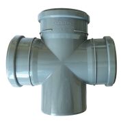 Крестовина Политэк Пайп одноплоскостная 110х110х110/87,5гр. ВК (20)