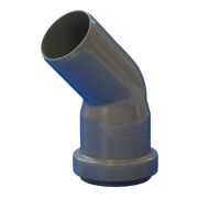 Отвод Политэк Пайп 50х45гр. ВК (100)