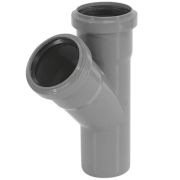 Тройник TEBO для внут. канал. 40-40 45гр. сер. арт. 013020410 (1/120)