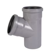 Тройник Ostendorf 40/40x67гр. HTEA ВК PPS серый