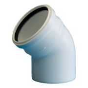 Отвод Политэк Пайп 50х45гр. для бесш. кан-и ПП (100)