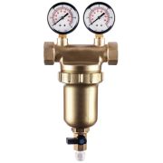 Фильтр Гейзер - Бастион 7508145201 (3/4 для горячей воды, с двумя манометрами d76)