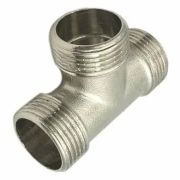 Тройник SantechSystems лат Ду20 р/р/р никель