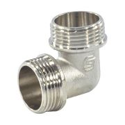 Угольник SantechSystems лат реборд Ду20 р/р никель