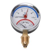 Термоманометр радиальный MVI D80 мм, с нижним подключением G1/2