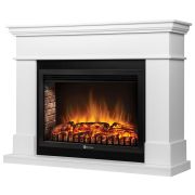Каминокомплект: Очаг Electrolux EFP/P-3020LS N, портал California 30, белый