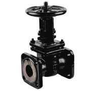 Задвижка ЛМЗ чуг Ду150 Ру16 225C 30ч6бр