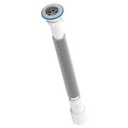 Сифон АНИ пласт д/умыв-ка с гофрой 1 1/4quot;x40/50 удлинен вып с нерж решёткой D-65мм G216