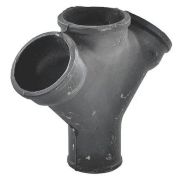 Крестовина чуг канал б/н Ду100х100х100х45гр 1-пл косая ГОСТ 6942-98