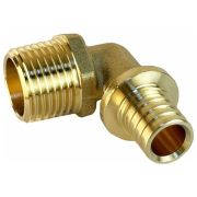 Угол Royal Thermo ritable аксиальный, латунь НР 20х1/2