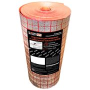 Подложка GLOBEX для водяных и кабельных теплых полов НПП-К-ЛП3*1000мм*30м с разметкой