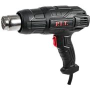 Фен P.I.T. электрический PHG 2000-D СТАНДАРТ (2кВт, 50-600С,три положения потока воздуха, насадки) (