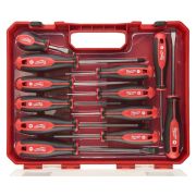 Набор отверток Milwaukee магнитных с трехгранной рукояткой в пластиковом кейсе (12шт) 4932472003