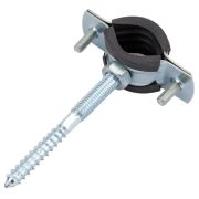 Хомут сантехнический Политэк Пайп 20-24 мм (1/2quot;) (в комплекте со шпилькой и дюбелем)