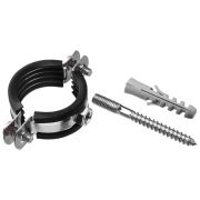 Комплект AQUALINK хомут с гайкой, шпилька-шуруп, дюбель пластиковый 1/2 (20-24)