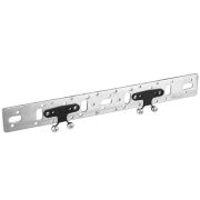 Кронштейн VIEIR планка плоская для пары водорозеток 75/150 с амортизаторами (100)