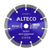 Диск ALTECO алмазный по бетону 180х22.23