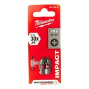 Насадка Milwaukee SHOCKWAVE PH2 25мм (упак_2) 4932430852