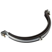 Хомут для воздуховода с резиновым профилем 250мм (гайка)