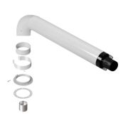 Комплект Royal Thermo: дымоход коаксиальный 60/100 - 900 мм универсальный