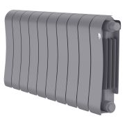Радиатор биметаллический Royal Thermo Infinity 300 Silver Satin VR80 - 10 секц.