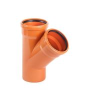 Тройник ХЕМКОР НК 110х110 мм, 45 гр.