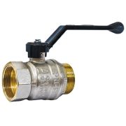 Кран шаровой латунный LD Pride 47.50.B-Н.Р Ду 50 Ру 25 вн-нр, (рычаг с биркой)