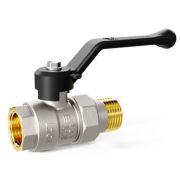 Кран шаровой латунный LD Pride 47.15.В-ГШ.Р исп 2 Ду15 Ру40 вн-американка, укороч., (рычаг)