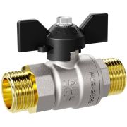 Кран шаровой латунный LD Pride 47.20.Н-Н.Б Ду 20 Ру 40 нр-нр, бабочка