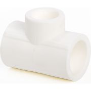 Тройник Lammin PPR перех. 75х32х75 16/2, белый